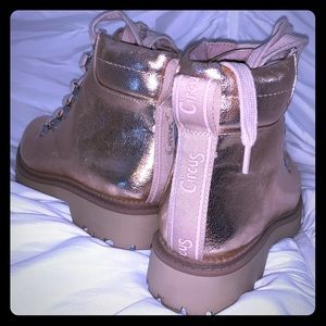 Sam Edelman Circus rose gold boots!!!